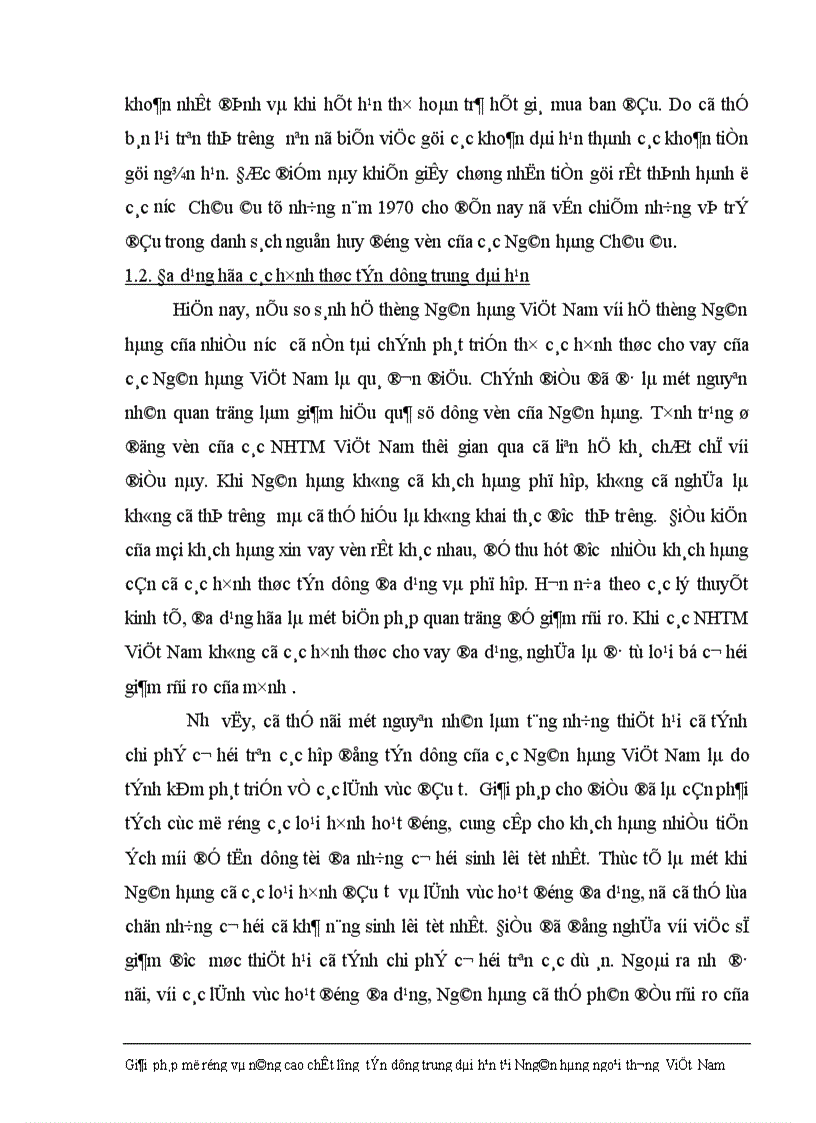 image for page Giải pháp nhằm nâng cao chất lượng tín dụng trung dài hạn tại Ngân hàng Ngoại thương Việt Nam 1