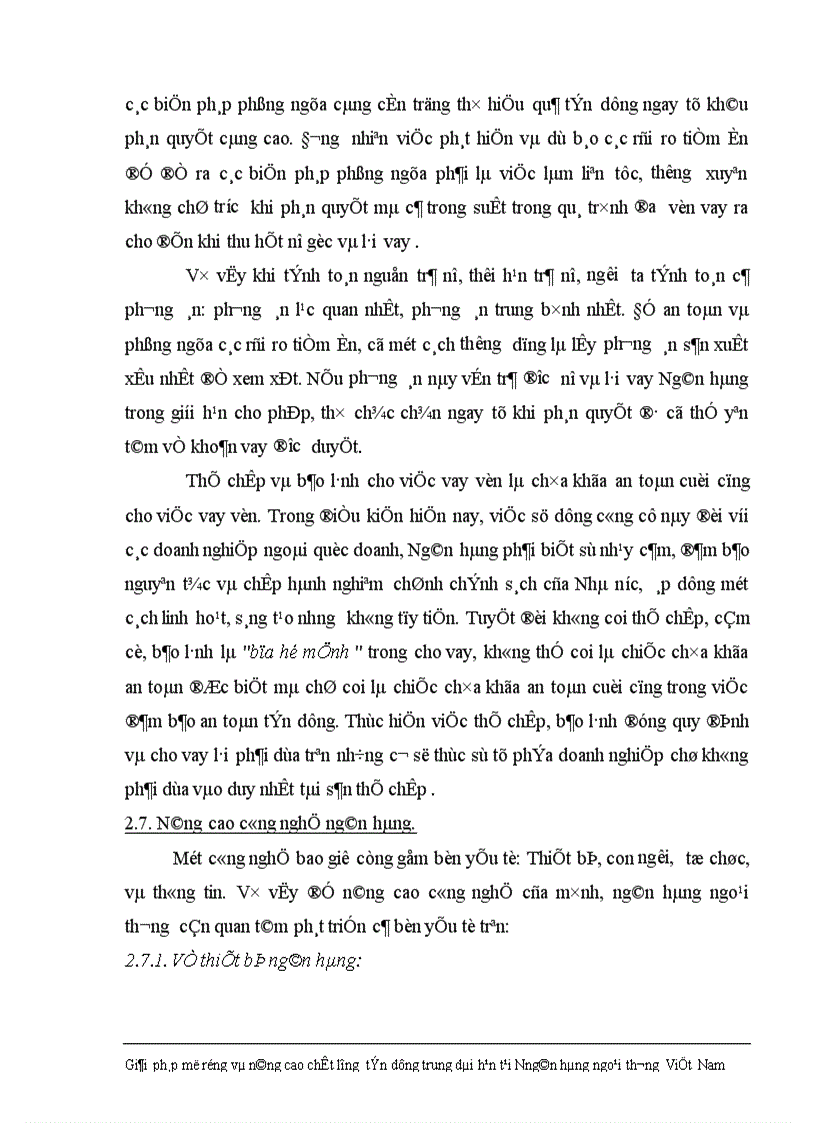 image for page Giải pháp nhằm nâng cao chất lượng tín dụng trung dài hạn tại Ngân hàng Ngoại thương Việt Nam 1