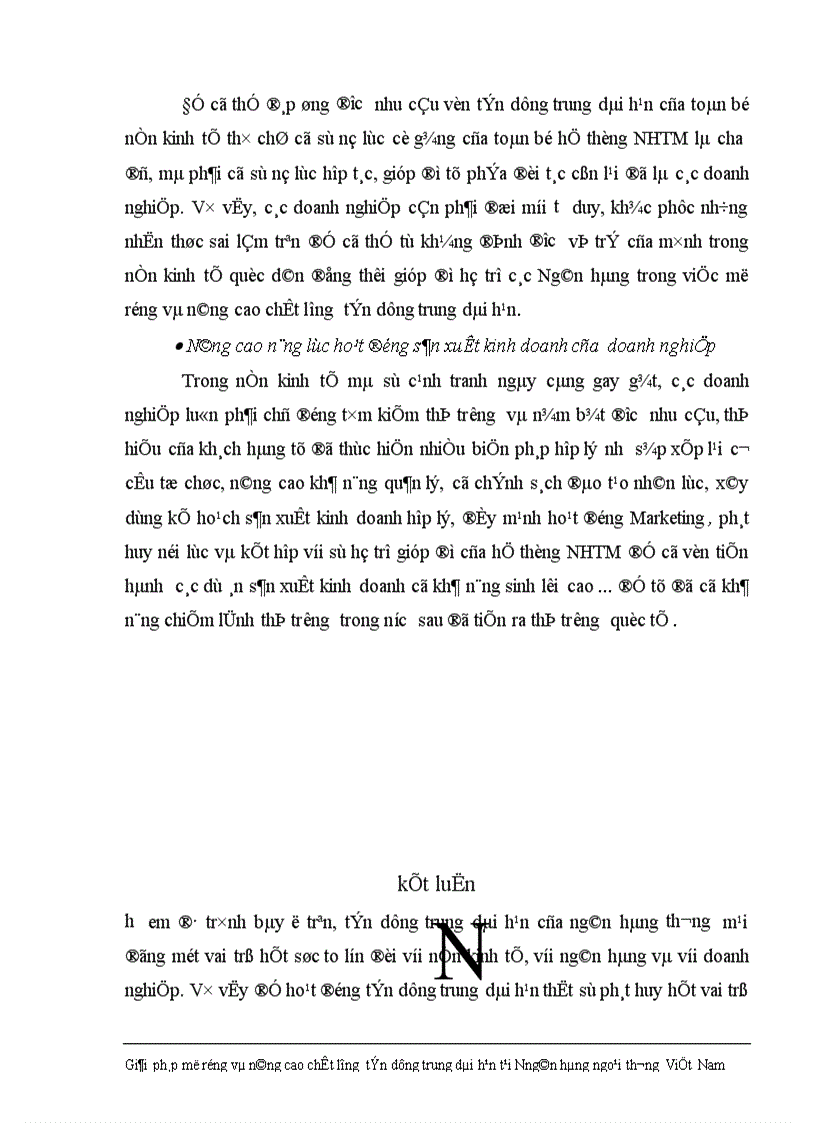 image for page Giải pháp nhằm nâng cao chất lượng tín dụng trung dài hạn tại Ngân hàng Ngoại thương Việt Nam 1