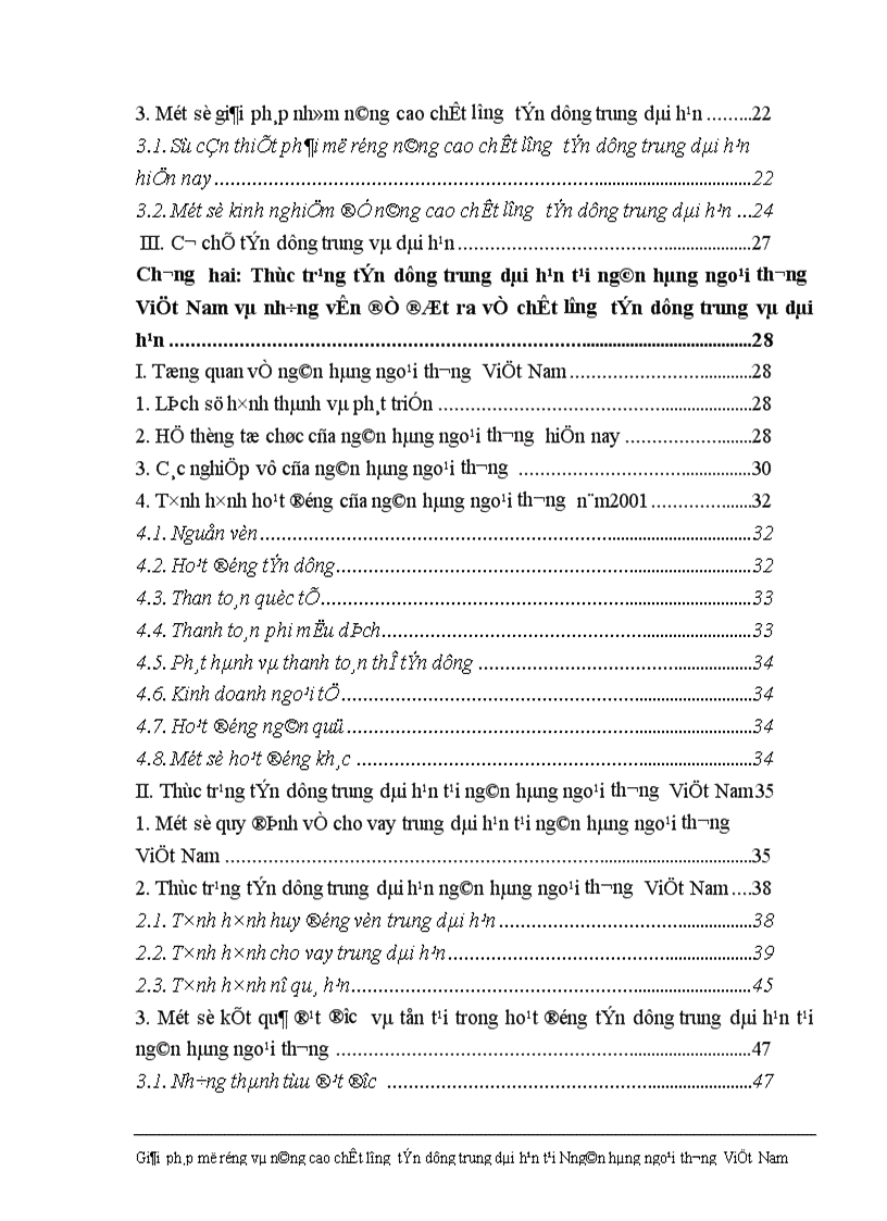 image for page Giải pháp nhằm nâng cao chất lượng tín dụng trung dài hạn tại Ngân hàng Ngoại thương Việt Nam 1