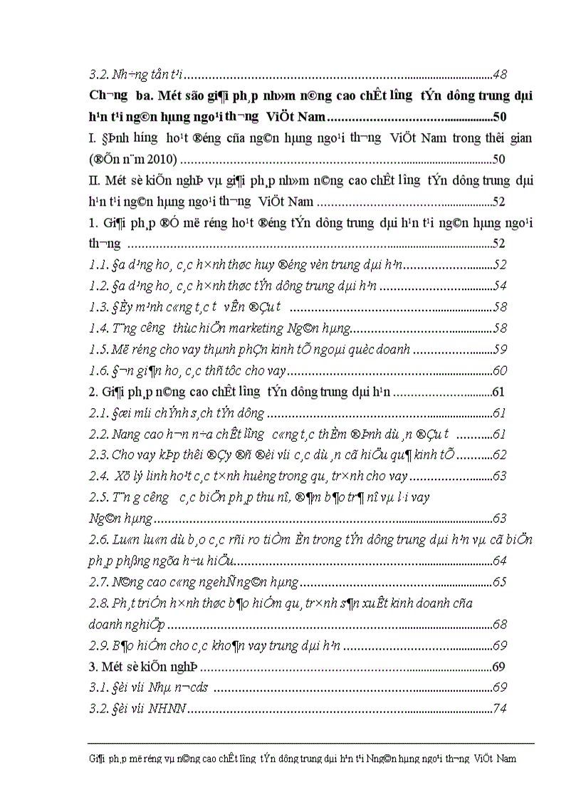 image for page Giải pháp nhằm nâng cao chất lượng tín dụng trung dài hạn tại Ngân hàng Ngoại thương Việt Nam 1