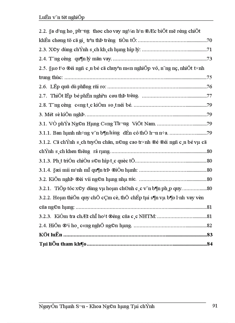 image for page Giải pháp nâng cao chất lượng tín dụng ngắn hạn tại chi nhánh NHCTII HBT 1