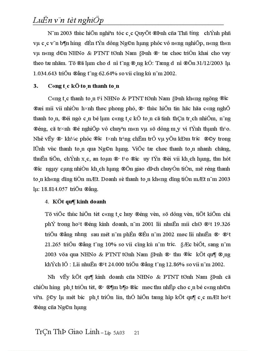 image for page Một số kiến nghị góp phần hoàn thiện chế độ thanh toán không dùng tiền mặt tại NHNo PTNT tỉnh Nam Định 1