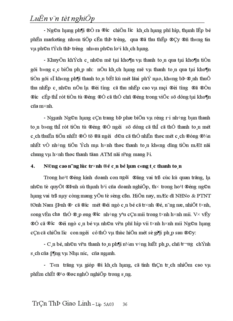 image for page Một số kiến nghị góp phần hoàn thiện chế độ thanh toán không dùng tiền mặt tại NHNo PTNT tỉnh Nam Định 1