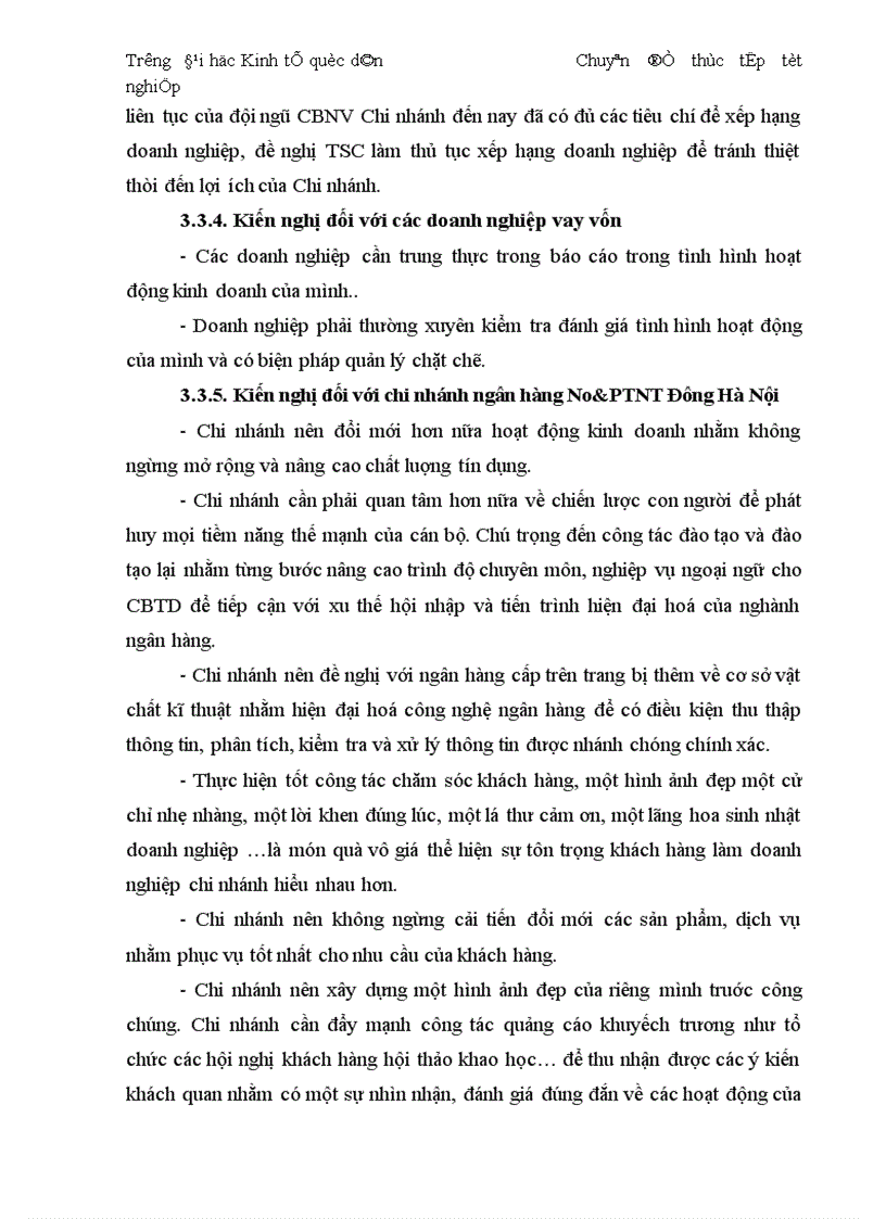 image for page Thực trạng và giải pháp đối với tín dụng trung dài hạn tại chi nhánh Ngân Hàng No PTNT Đông Hà Nội 1