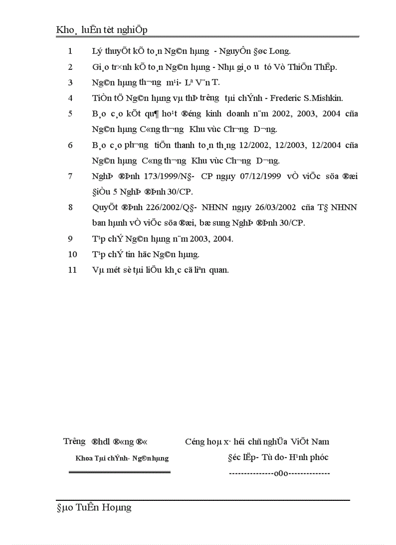 image for page Giải pháp nâng cao chất lượng cho vay trung và dài hạn tại Chi nhánh Ngân hàng Công thương khu vực Chương Dương 1