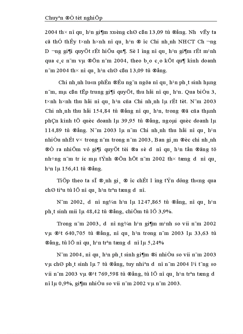 image for page Nâng cao chất lượng tín dụng ngắn hạn tại Chi nhánh NHCT khu vực Chương Dương 1