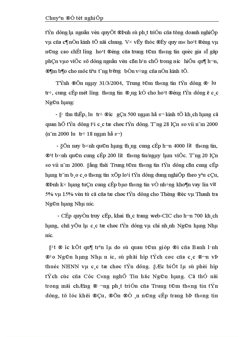 image for page Nâng cao chất lượng tín dụng ngắn hạn tại Chi nhánh NHCT khu vực Chương Dương 1