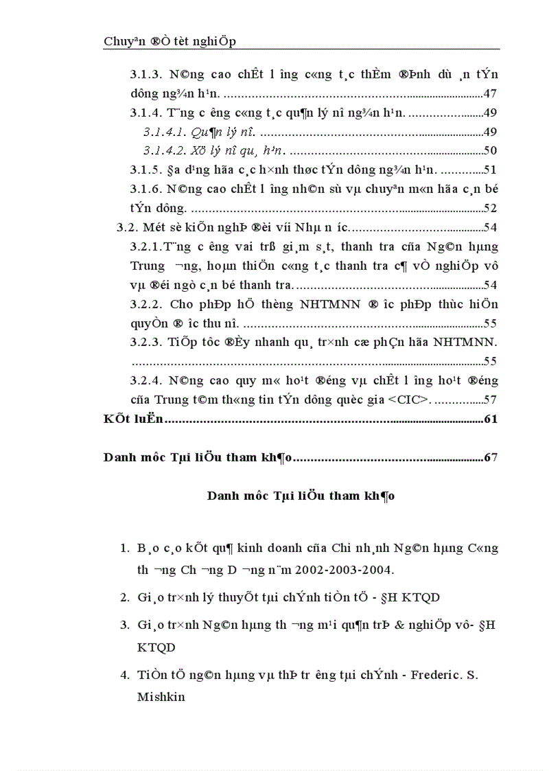 image for page Nâng cao chất lượng tín dụng ngắn hạn tại Chi nhánh NHCT khu vực Chương Dương 1