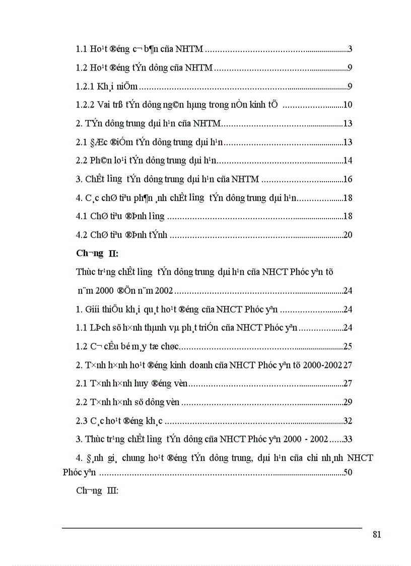 image for page Một số giải pháp nâng cao chất lượng tín dụng trung dài hạn tại Ngân hàng Công thương Phúc Yên 1