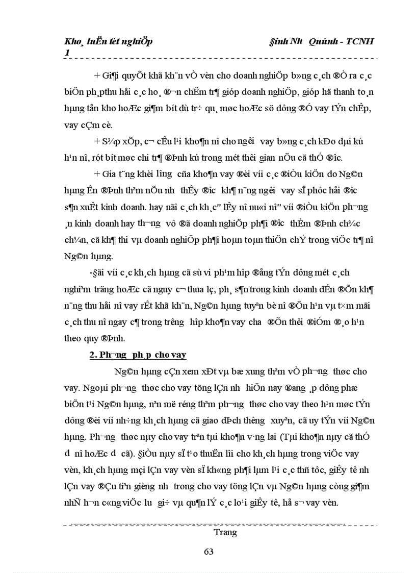 image for page Một số vấn đề về kế toán cho vay ngoài quốc doanh tại Ngân hàng nông nghiệp và phát triển nông thôn Hà Nội 1