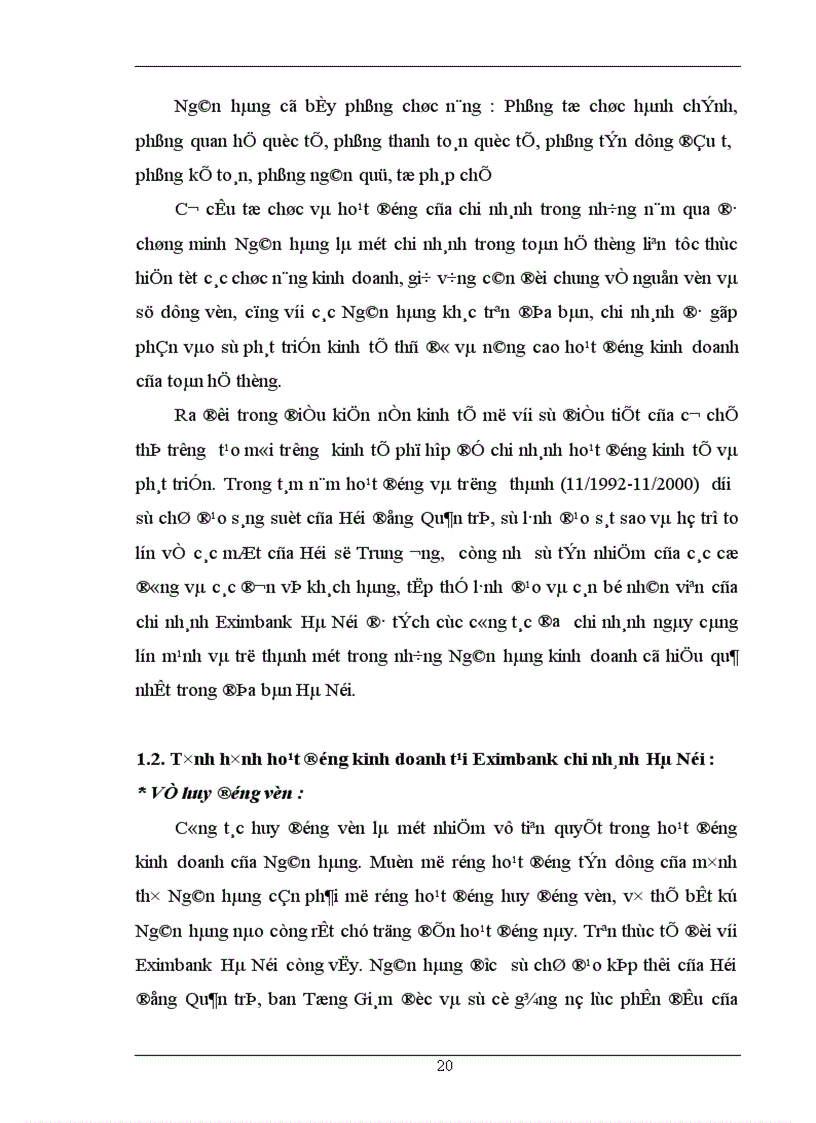 image for page Chất lượng tín dụng ngân hàng hiện trạng và giải pháp nâng cao chất lượng tín dụng tại NHTMCP Eximbank Hà Nội 1