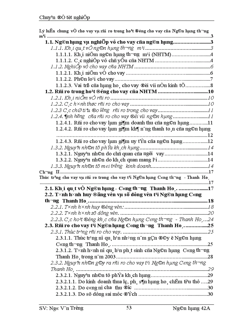 image for page Giải pháp phòng ngừa và hạn chế rủi ro trong cho vay tại ngân hàng công thương Thanh Hoá 1