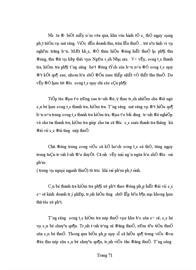 image for page Bàn về công tác quản lí thu thuế giá trị gia tăng ở khu vực kinh tế cá thể trên địa bàn quận Ba đình 1