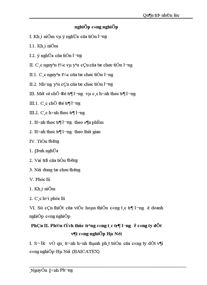 image for page Tình hình thực tế sản xuất của công nhân về điều kiện thực hiện mưc sản lượng thái độ lao động của công nhân