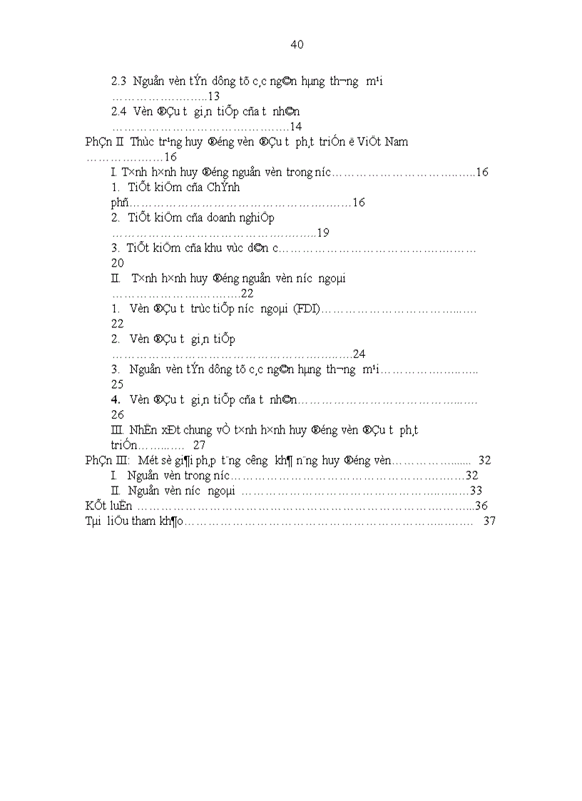 image for page Tình hình huy động vốn đầu tư phát triển ở Việt Nam