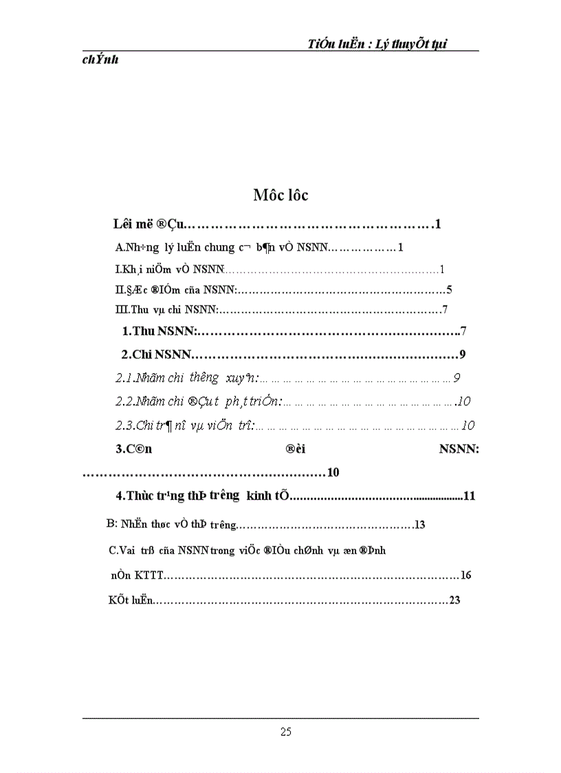 image for page Vai trò của NSNN trong việc điều chỉnh và ổn định thị trường ở Việt nam hiện nay 1