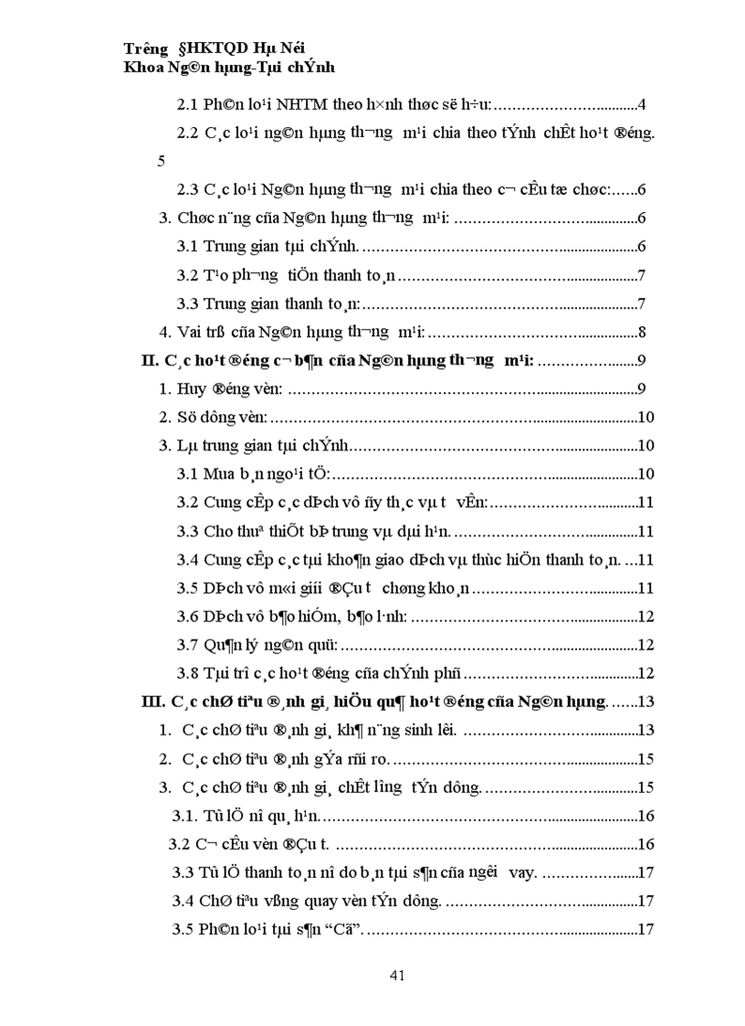 image for page Hiệu quả hoạt động kinh doanh và biện pháp nâng cao hiệu quả hoạt động của các Ngân hàng thương mại 1