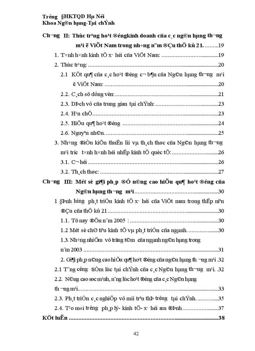 image for page Hiệu quả hoạt động kinh doanh và biện pháp nâng cao hiệu quả hoạt động của các Ngân hàng thương mại 1
