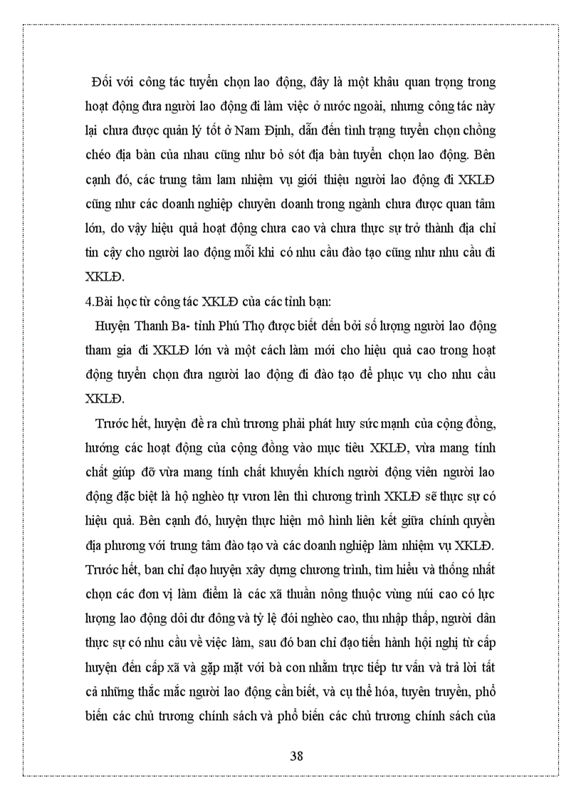 image for page Thực trạng XKLĐ tỉnh Nam Định