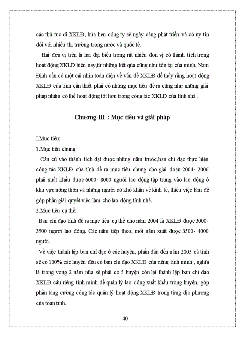 image for page Thực trạng XKLĐ tỉnh Nam Định