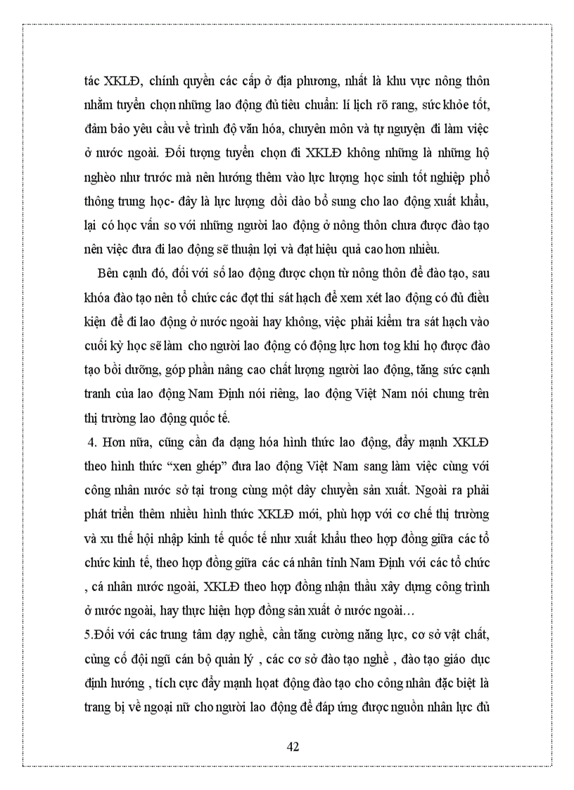 image for page Thực trạng XKLĐ tỉnh Nam Định