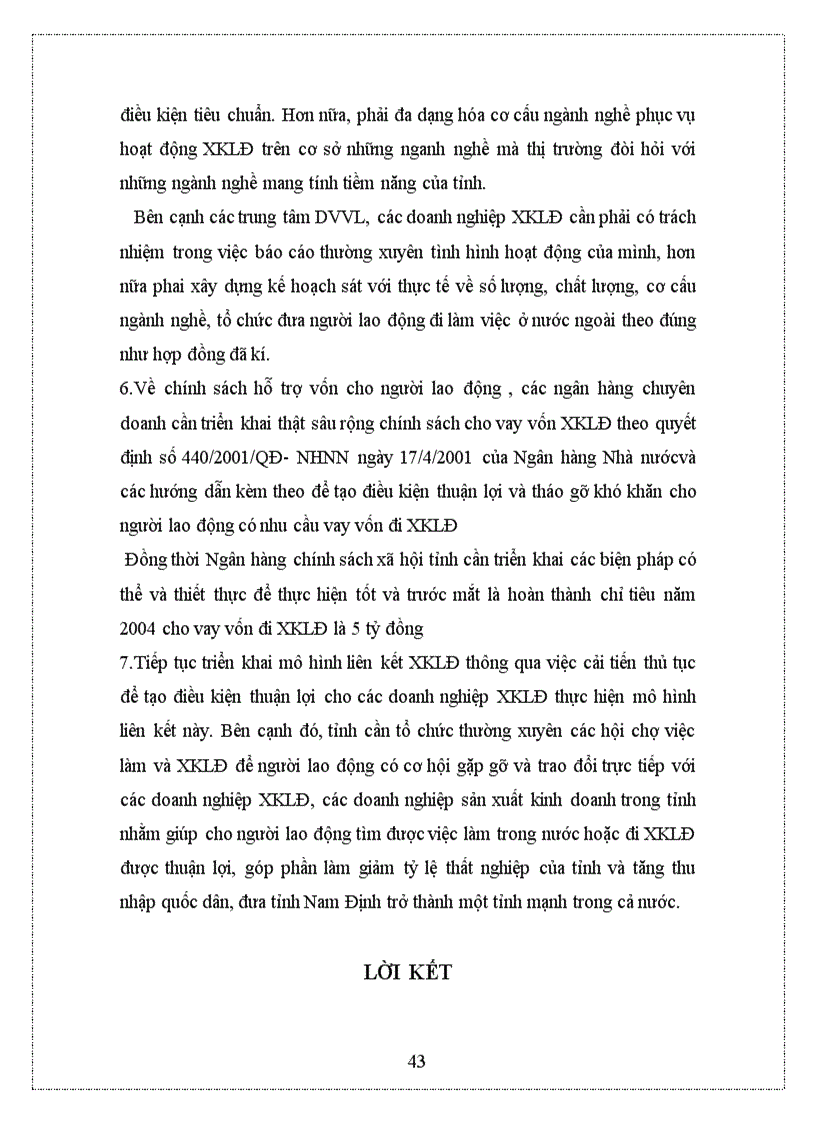 image for page Thực trạng XKLĐ tỉnh Nam Định