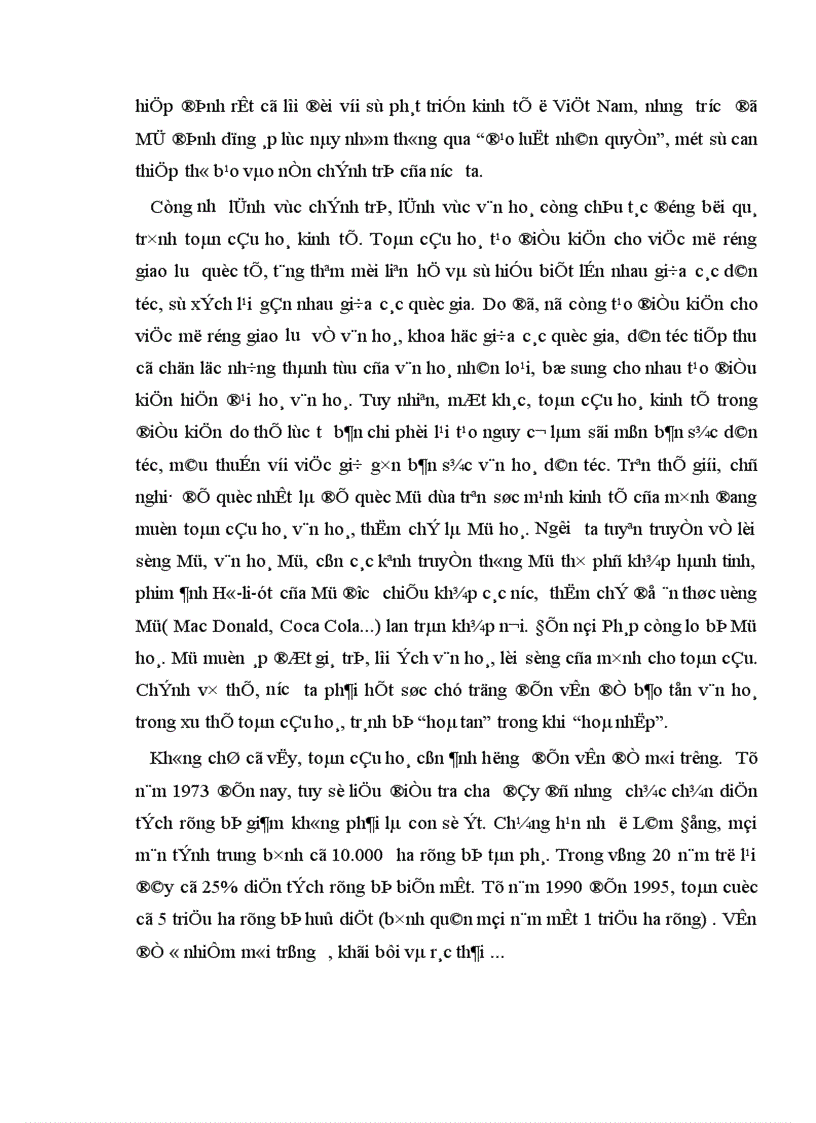 image for page Vận dụng nguyên lý triết học để phân tích làm rõ thực trạng của nền kinh tế Việt Nam trước xu thế toàn cầu hoá