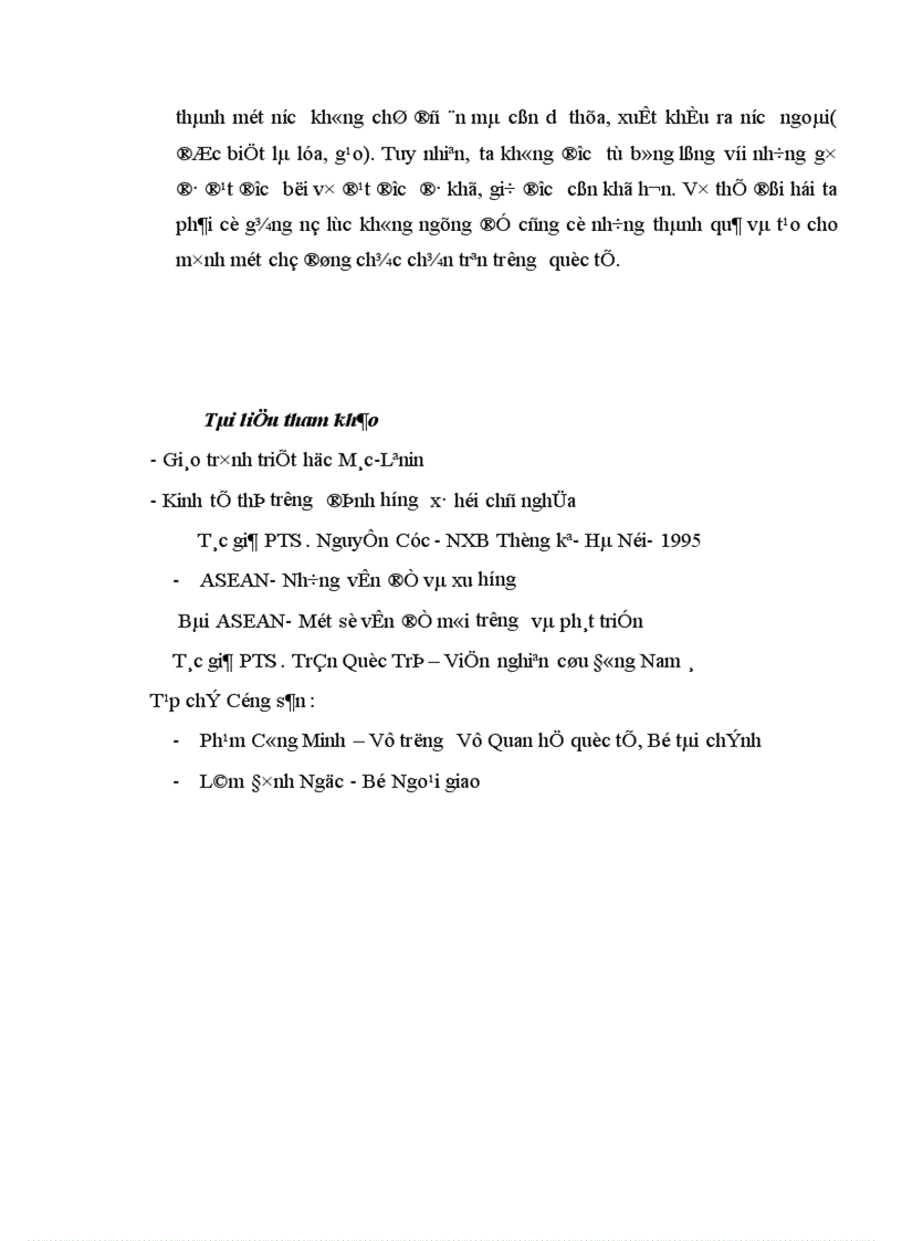 image for page Vận dụng nguyên lý triết học để phân tích làm rõ thực trạng của nền kinh tế Việt Nam trước xu thế toàn cầu hoá