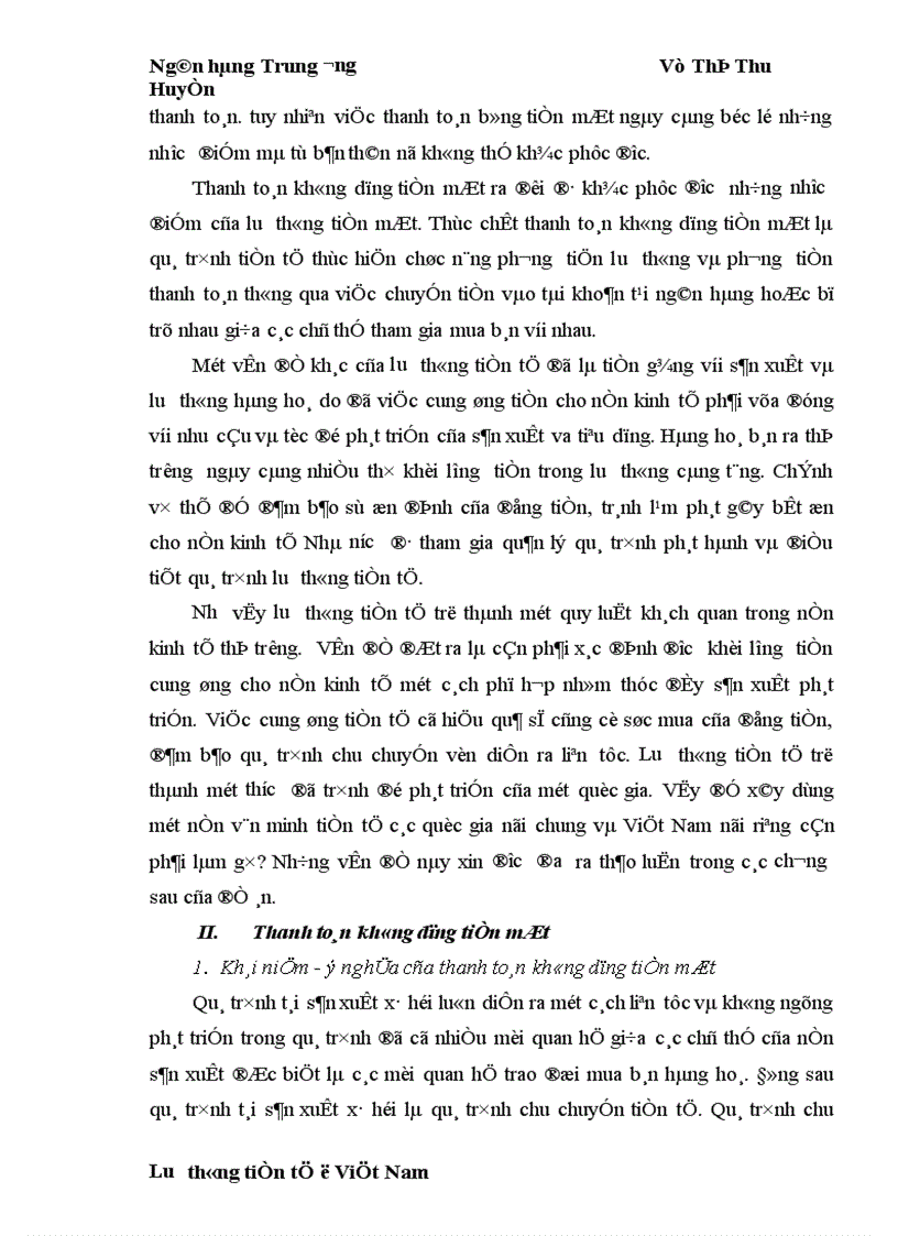 image for page Thực trạng lưu thông tiền mặt việt nam