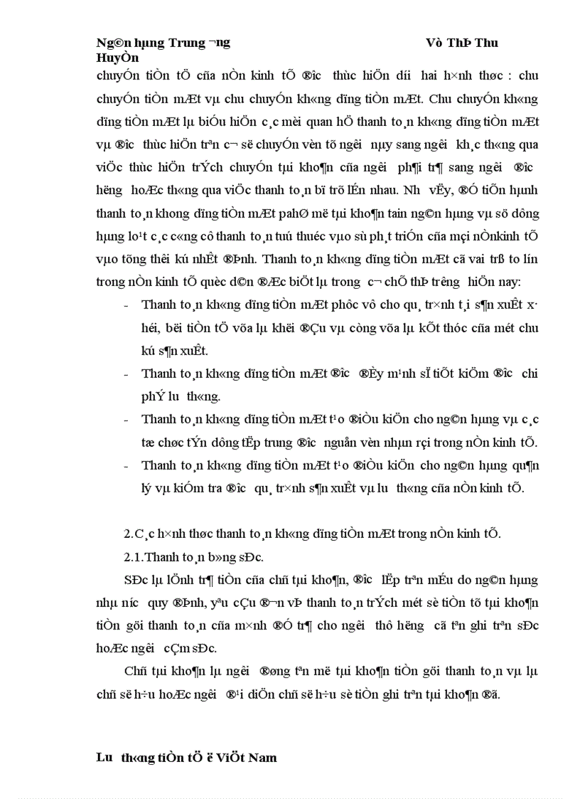 image for page Thực trạng lưu thông tiền mặt việt nam