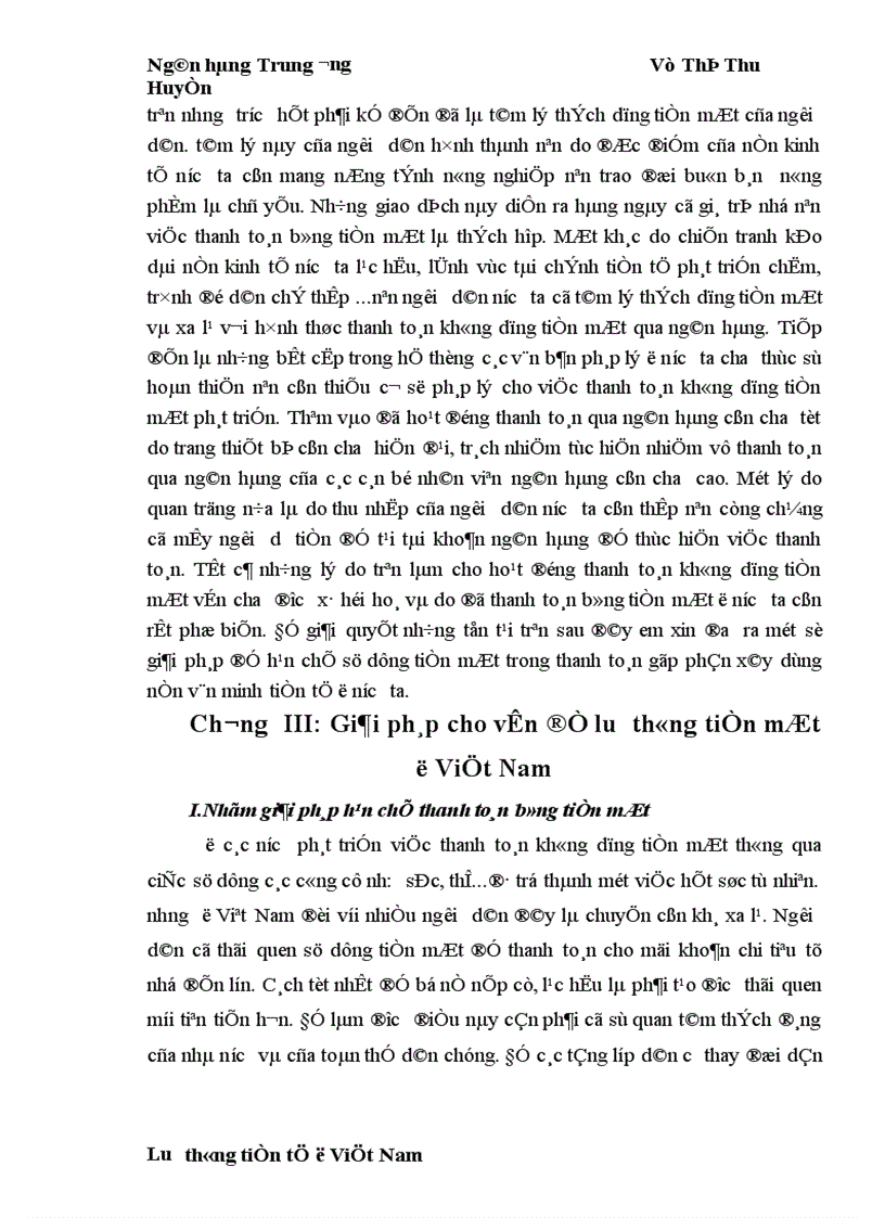 image for page Thực trạng lưu thông tiền mặt việt nam