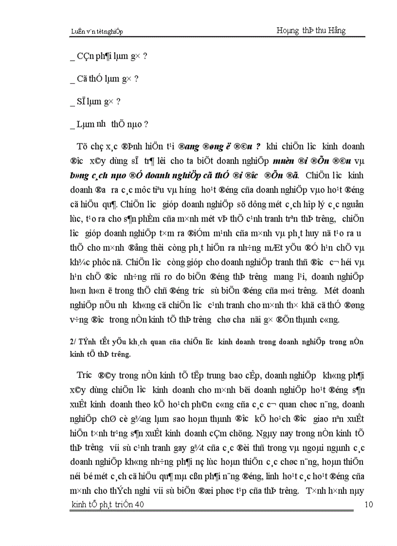 image for page Thực trạng công tác hoạch định chiến lược kinh doanh ở Tổng công ty Sông Đà trong thời kỳ 1996 2000