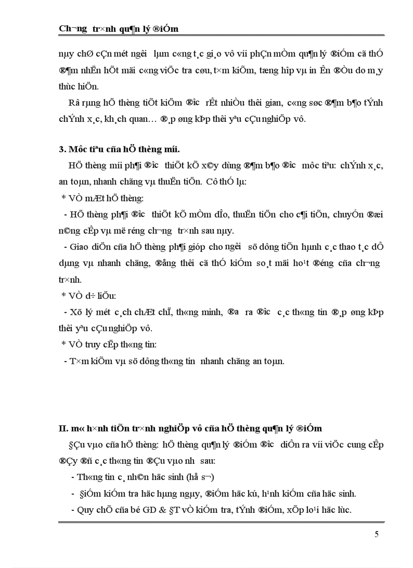 image for page Chương trình quản lý điểm