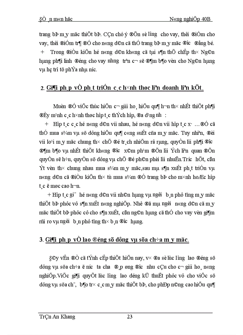 image for page Thực trạng và giải pháp cơ giới hoá phục vụ nông nghiệp trong thời kỳ CNH HĐH ở nước ta