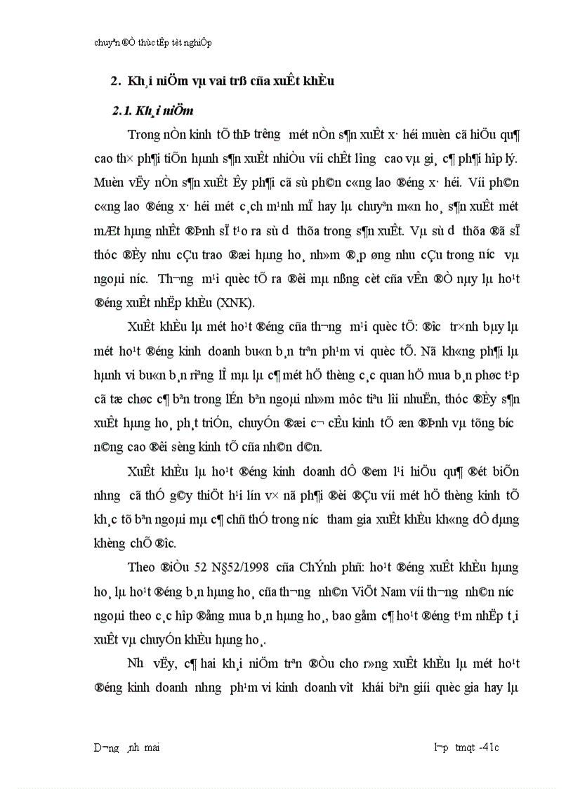 image for page Hoàn thiện tổ chức công tác xuất khẩu tại công ty XNK nông sản thực phẩm Hà Nội AGREXPORT