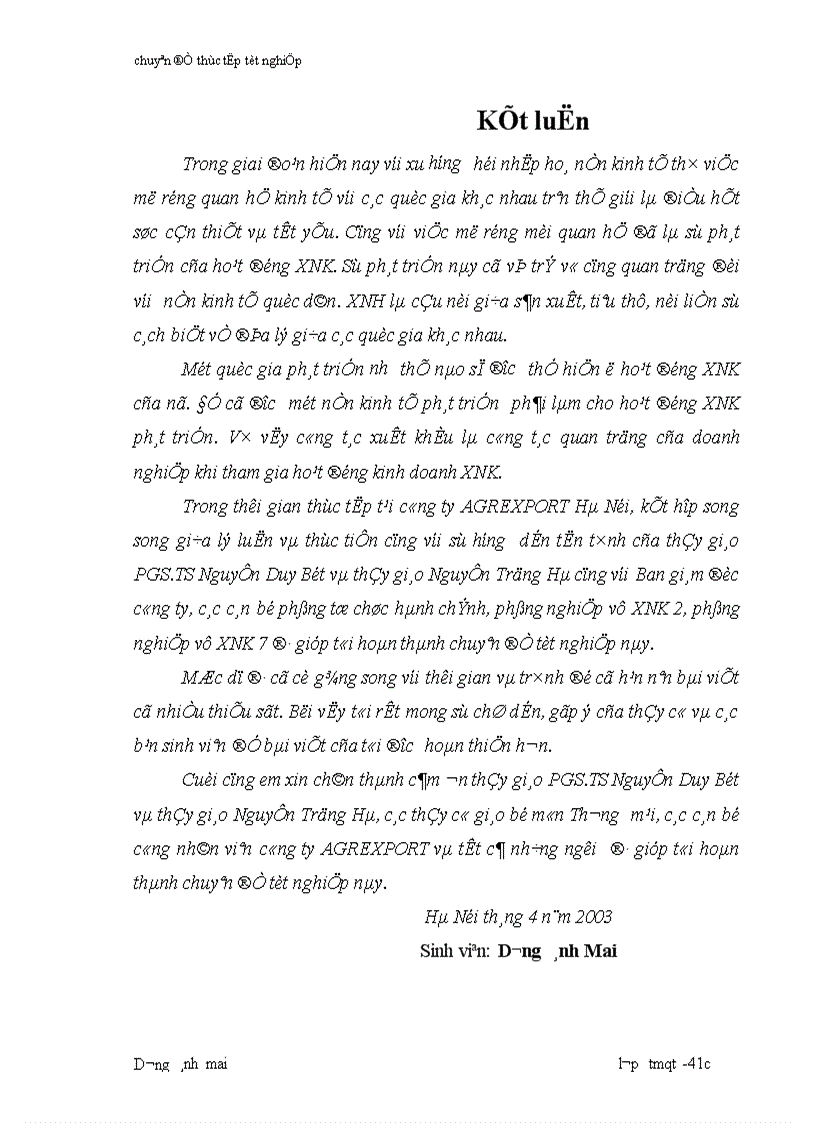 image for page Hoàn thiện tổ chức công tác xuất khẩu tại công ty XNK nông sản thực phẩm Hà Nội AGREXPORT