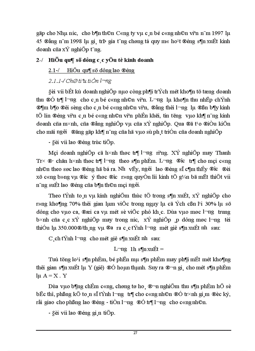 image for page Các nhân tố ảnh hưởng và một số giải pháp nâng cao hiệu quả sản xuất kinh doanh ở xí nghiệp