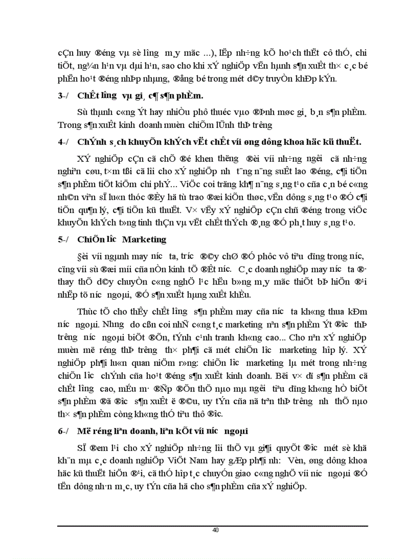 image for page Các nhân tố ảnh hưởng và một số giải pháp nâng cao hiệu quả sản xuất kinh doanh ở xí nghiệp