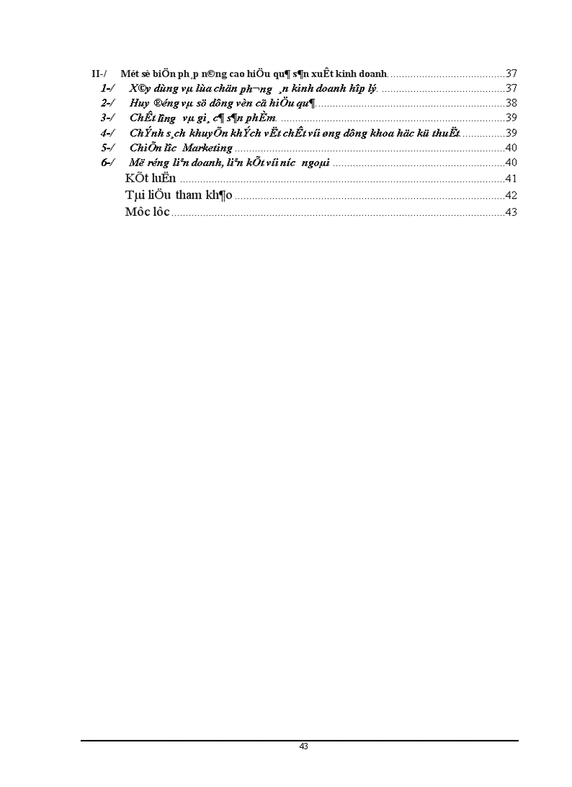 image for page Các nhân tố ảnh hưởng và một số giải pháp nâng cao hiệu quả sản xuất kinh doanh ở xí nghiệp