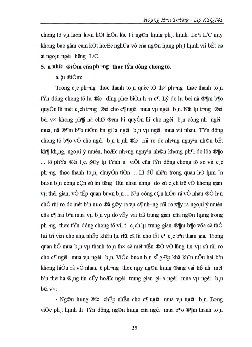 image for page Thực trạng phát triển nghiệp vụ thanh toán hàng nhập khẩu bằng phương thức tín dụng chứng từ tại nhct đống đa