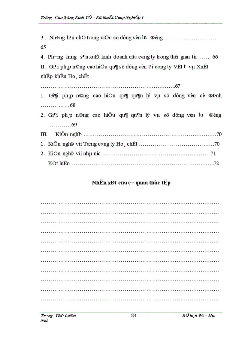 image for page Một số giải pháp nhằm nâng cao hiệu quả quản lý và sử dụng vốn tại Công ty Vật tư và Xuất nhập khẩu Hoá chất 1
