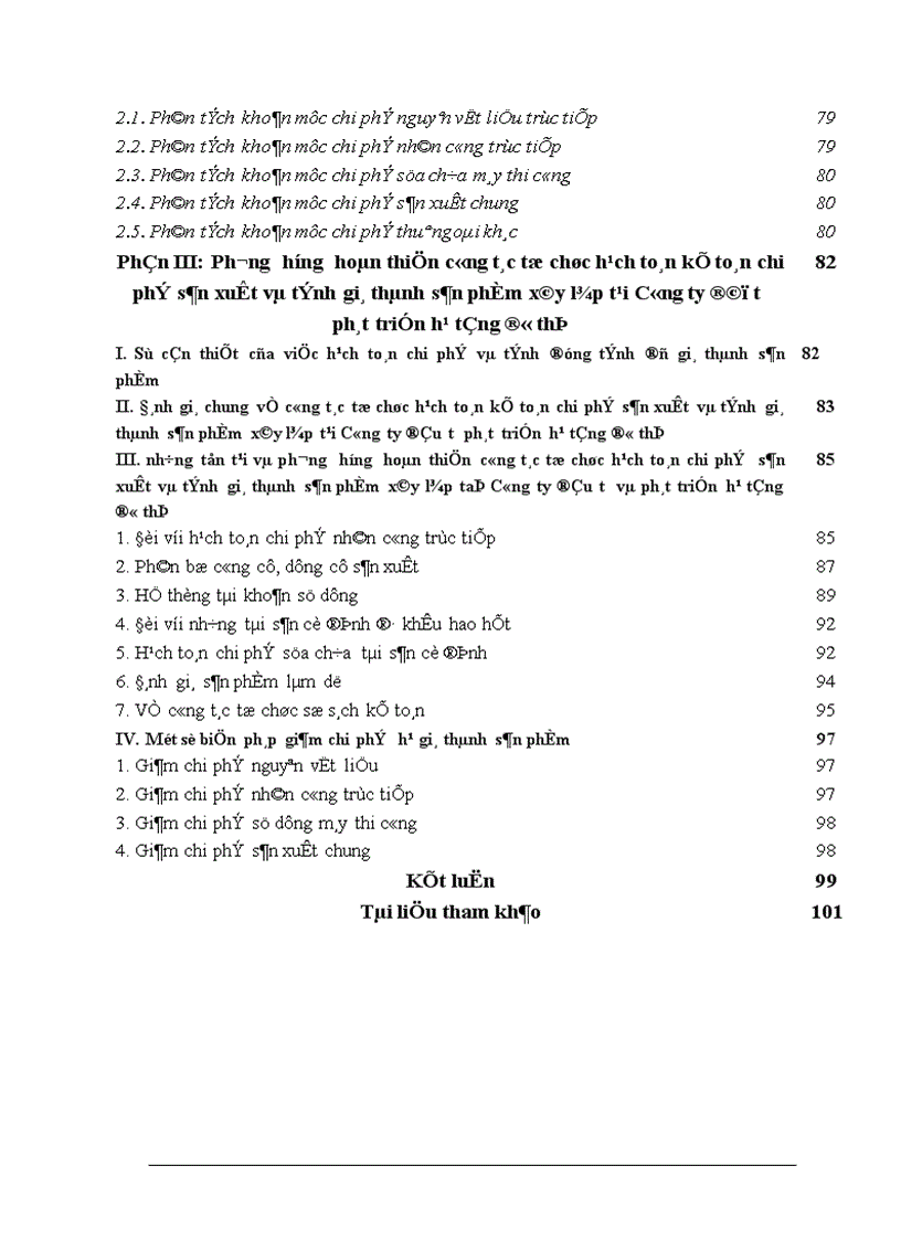 image for page Hoàn thiện công tác hạch toán chi phí sản xuất và tính giá thành sản phẩm tại Công ty Đầu tư phát triển hạ tầng đô thị
