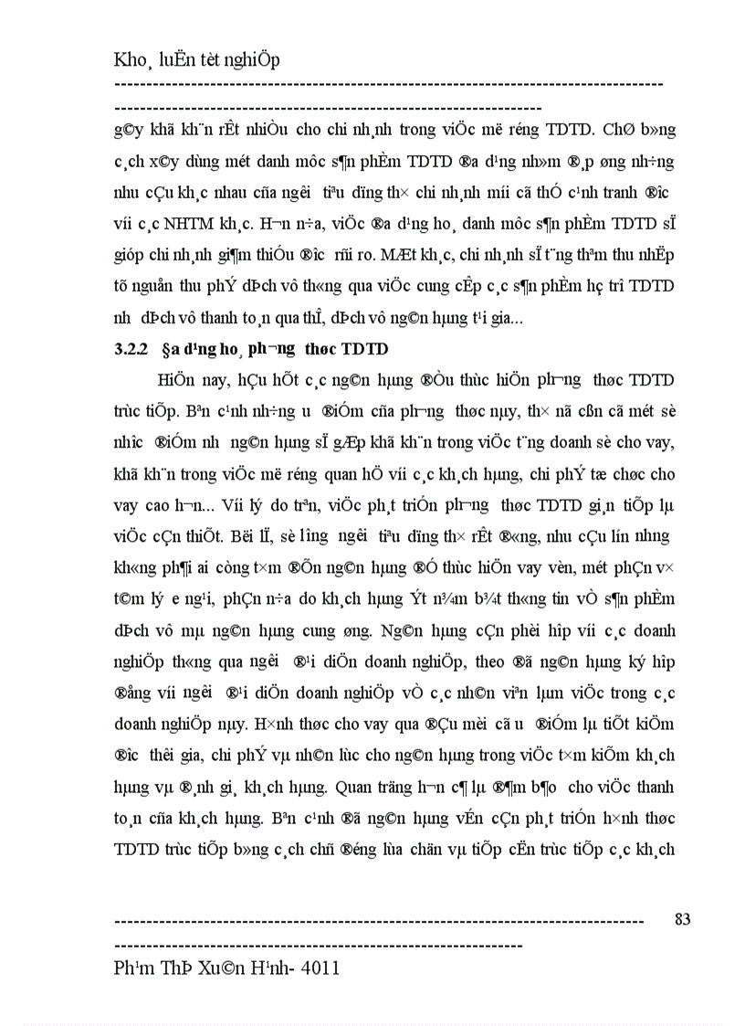 image for page Giải pháp nhằm mở rộng tín dụng tiêu dùng tại chi nhánh NHNo PTNT Thăng Long