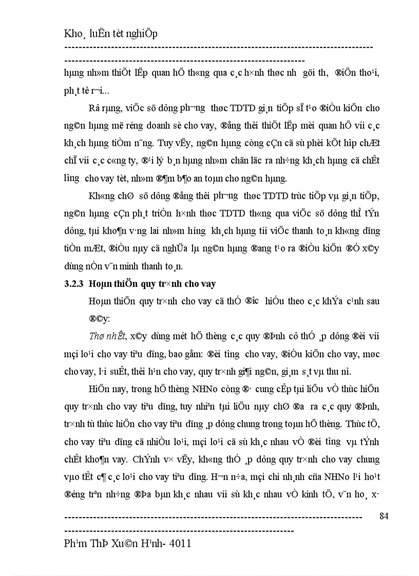 image for page Giải pháp nhằm mở rộng tín dụng tiêu dùng tại chi nhánh NHNo PTNT Thăng Long