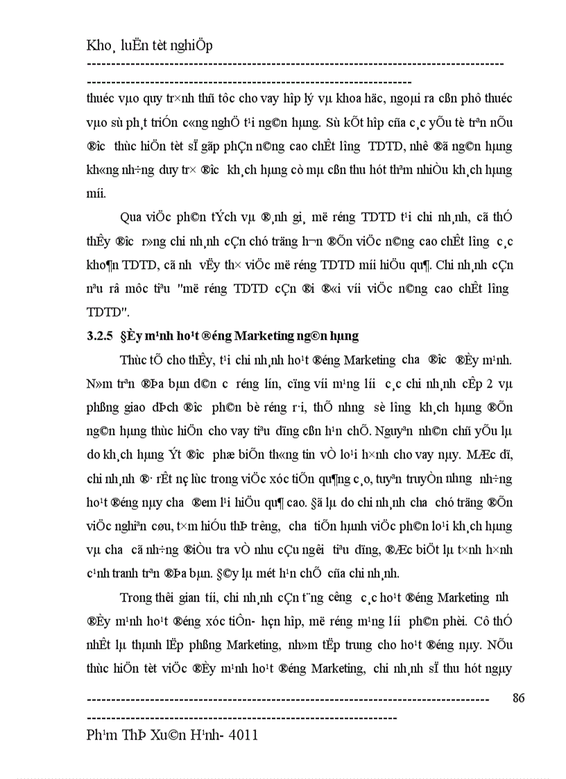 image for page Giải pháp nhằm mở rộng tín dụng tiêu dùng tại chi nhánh NHNo PTNT Thăng Long