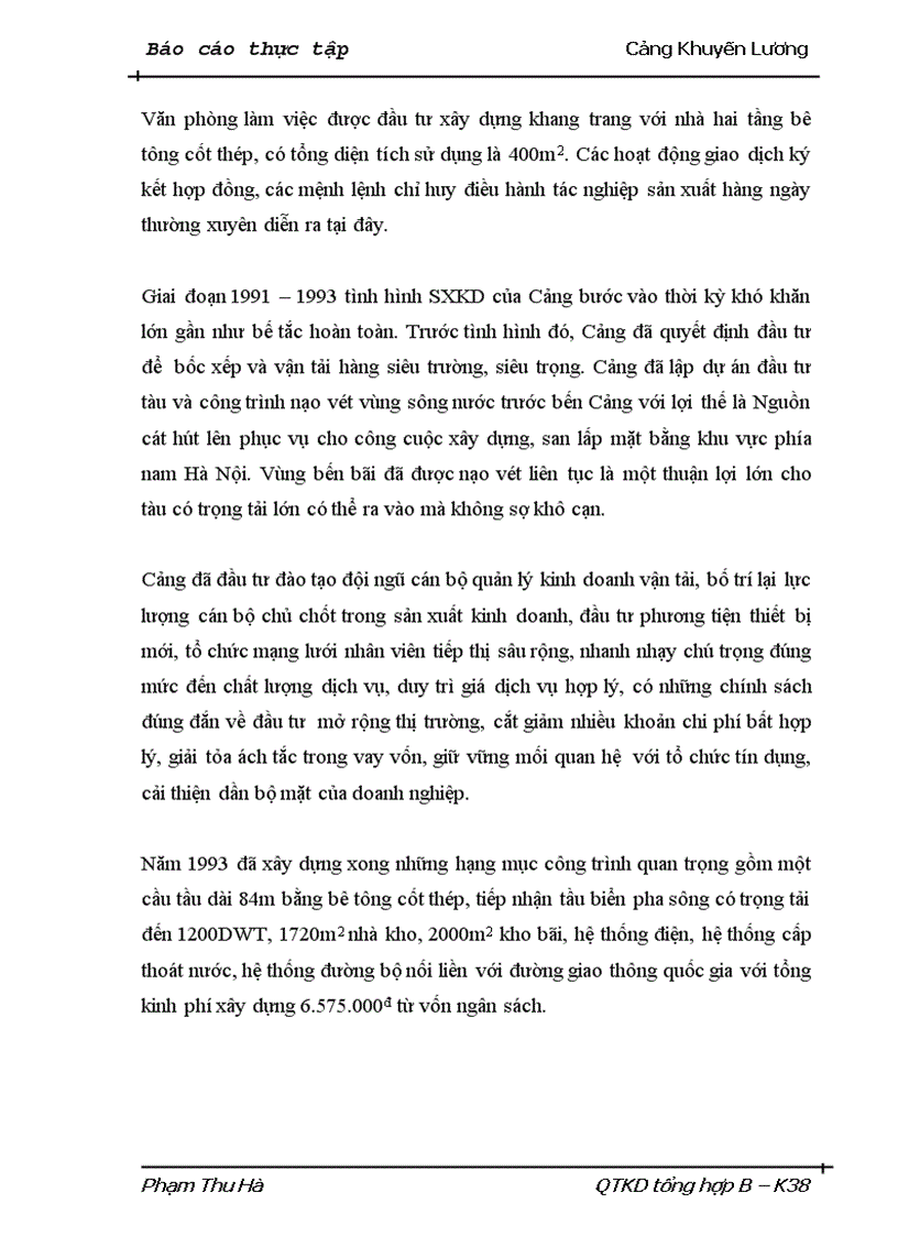 image for page Công tác đào tạo bồi dưỡng và phát triển nguồn nhân lực ở cảng Khuyến Lương 1