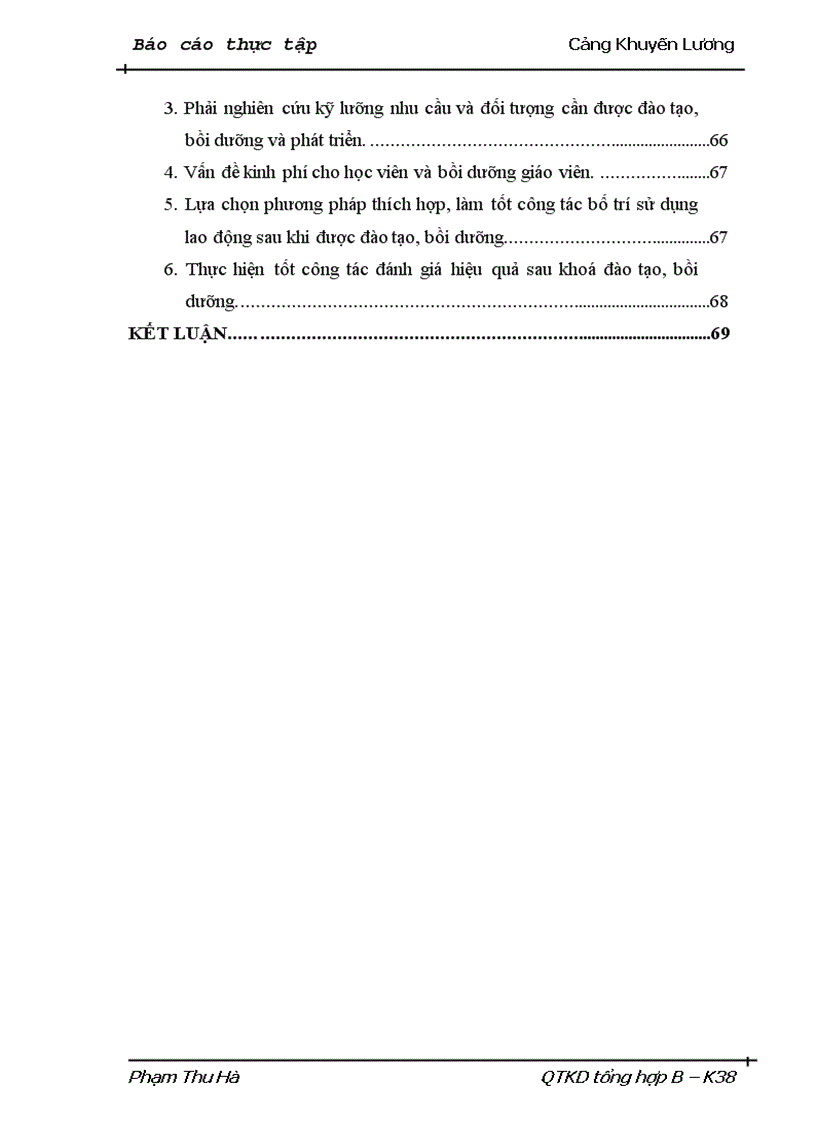 image for page Công tác đào tạo bồi dưỡng và phát triển nguồn nhân lực ở cảng Khuyến Lương 1