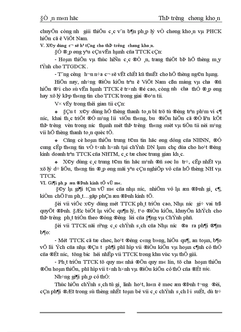 image for page Một số giải pháp thúc đẩy sự hoạt động thị trường chứng khoán Việt Nam 1