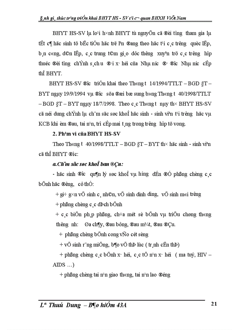 image for page Đánh giá thực trạng triển khai BHYT HS SV tại cơ quan Bảo hiểm xã hội Việt Nam 1